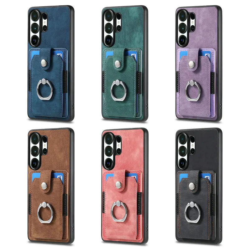 Leather Wallet Phone Case with Card Holder