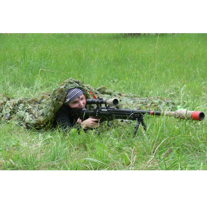 1.5M*2 3 4 5 6 7 8 9 10M Camouflage Net Camo Netting Bulk Roll Mesh Cover Blind for Hunting Decoration Sun Shade Party Camping camouflage netting