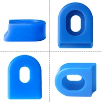Couvercle de protection de manivelle de vélo en Silicone, manchon en Silicone, étui de protection de pédalier de pédale, vélo de route de montagne, accessoires de cyclisme vtt 5