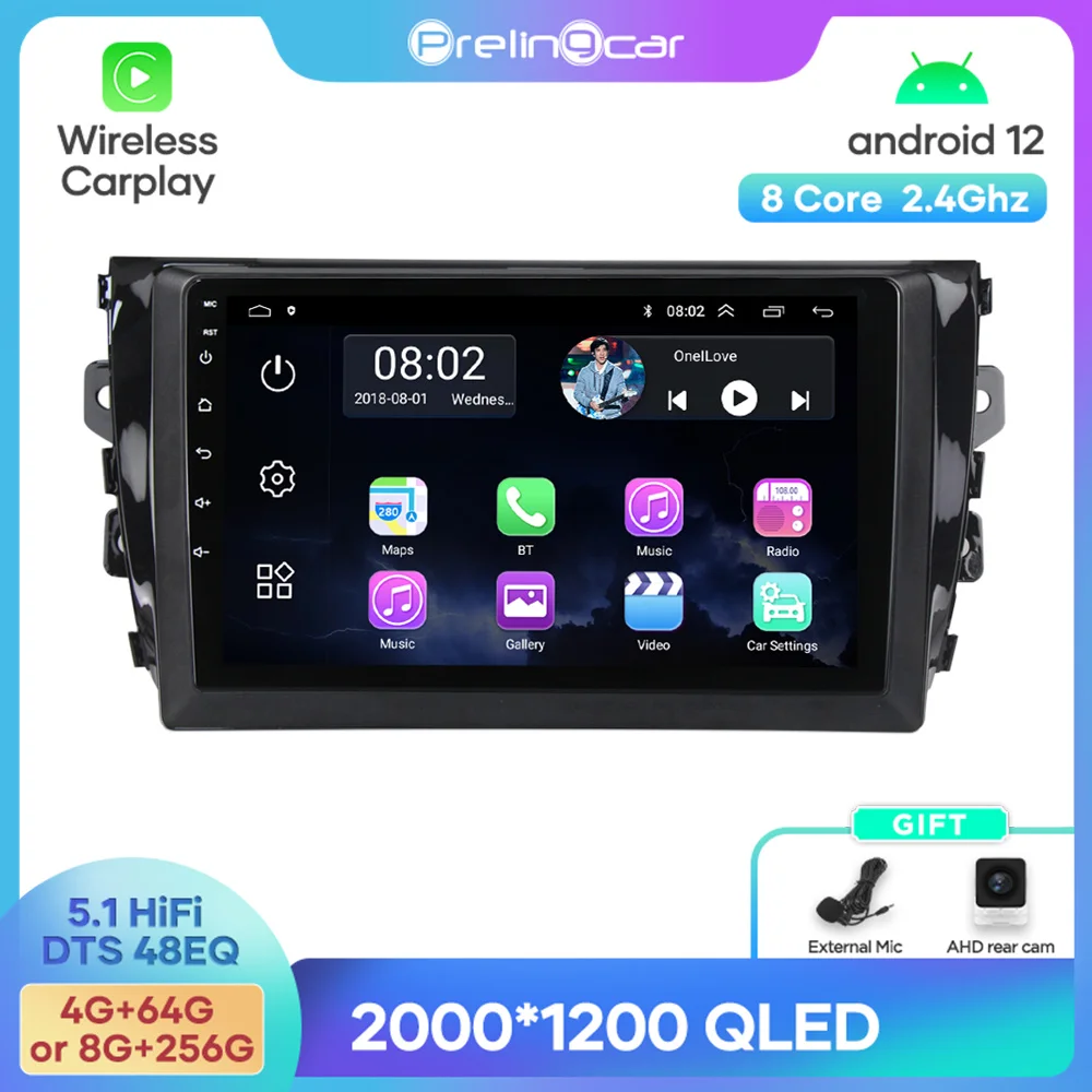 

Android 12 DTS Sound For Zotye T600 2014-2019 Years Navigation Multimedia Car Player Radio 2Din Stereo Bluetooth 48EQ