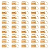 50 Pieces Keychain Split Ring Key Fob Hardware for Key Lanyard Key Chain Making 5