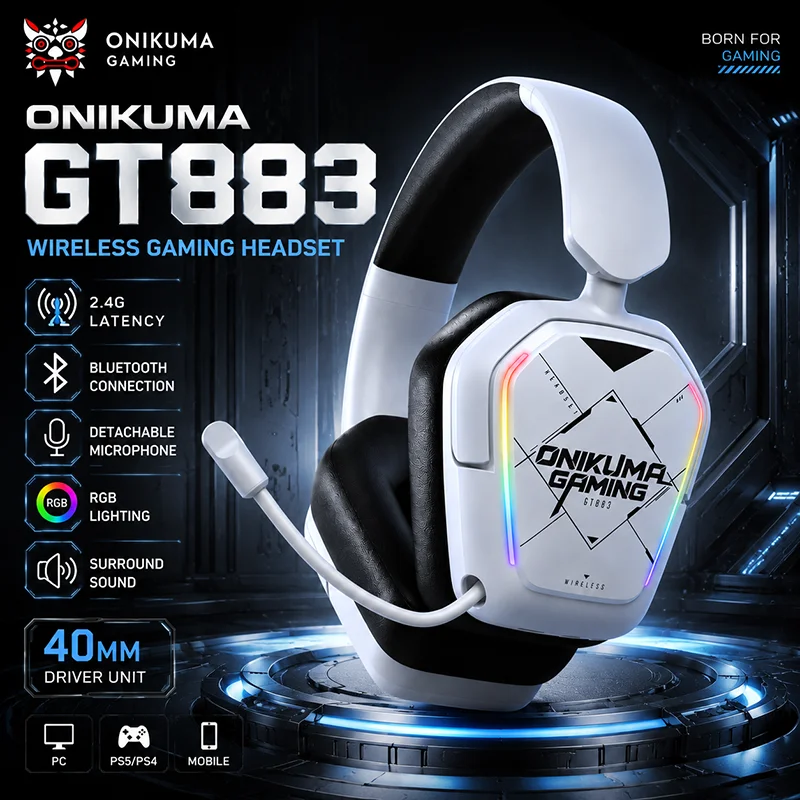 ONIKUMA GT883 Low-Latency Wireless Gaming Headset product image