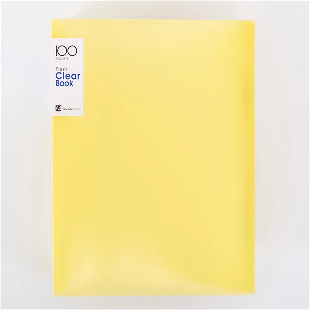 A4 Optional Data Storage Book Student Data Sheet Music Test Paper Storage Folder 20/30/40/60/80/100 Pages School Office Supplies file folders