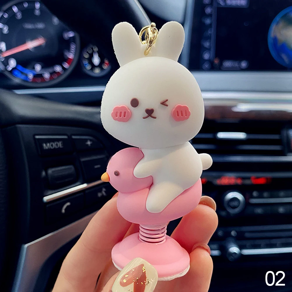 Anime Shaking Robot Car Home Interior Office Desk PVC Universal Auto Car I.340347986