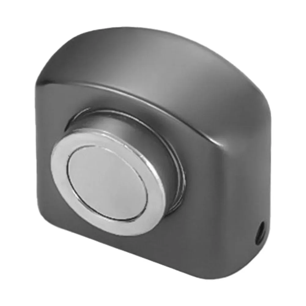 Magnetic Door Stopper Punch-free Door Touch Magnetic Suction Rubber Semi-circle Anti-collision Stop