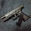Hot Semi-alloy 1:3 Pistol Model Metal Mini G17 Toy Gun Detachable DIY Keychain Pendant Ornaments Children's Toy 6
