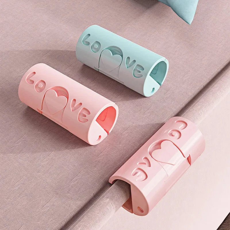 매트리스 거치대 이불 침대보 핀 클립, 플라스틱 미끄럼 방지 클립, 침대 시트 클립, 단추 침대 시트, 가정용 수건 의류 페그, 6 개