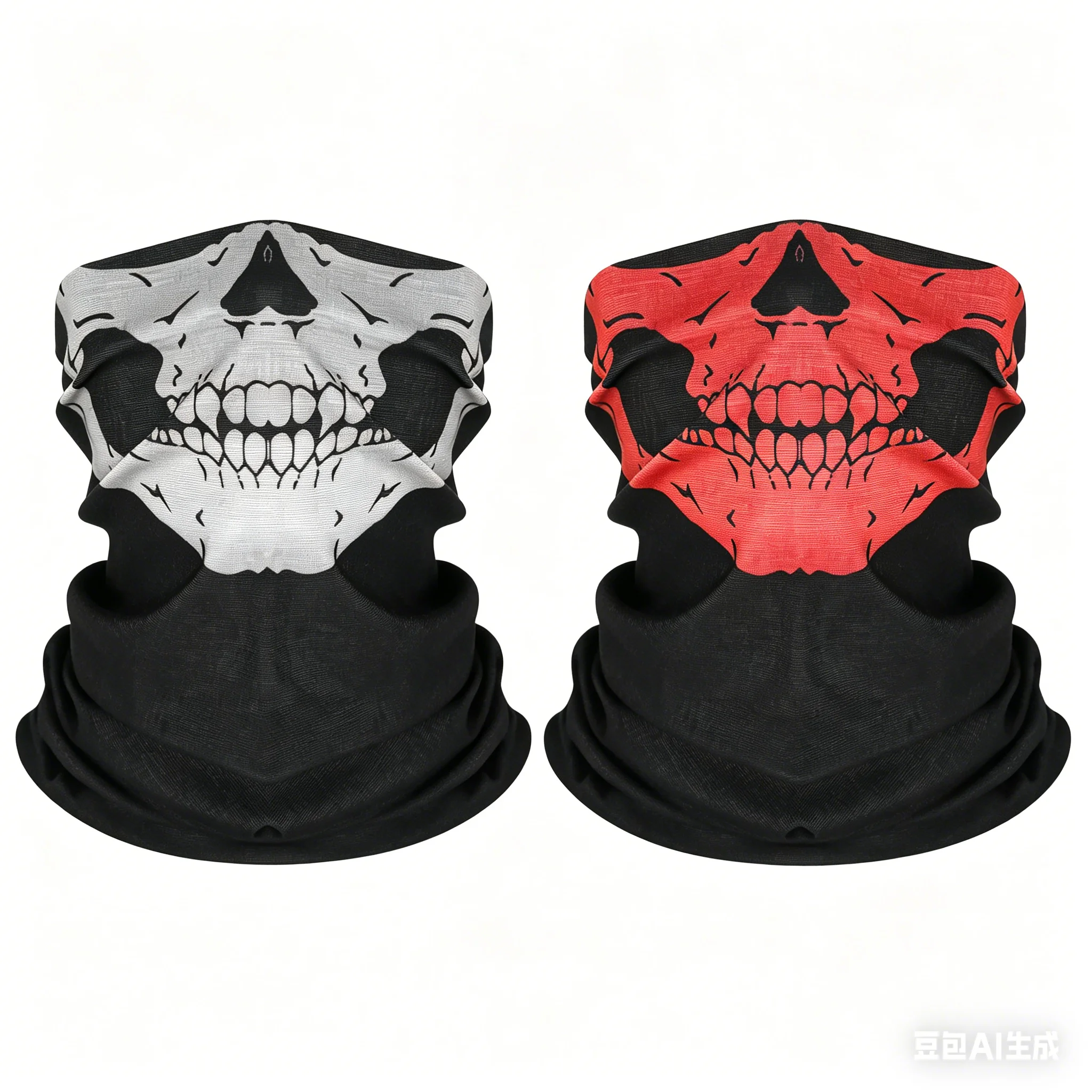 Masques réutilisables en tissu respirant, lot de 2, avec motifs variés pour une protection quotidienne stylée.