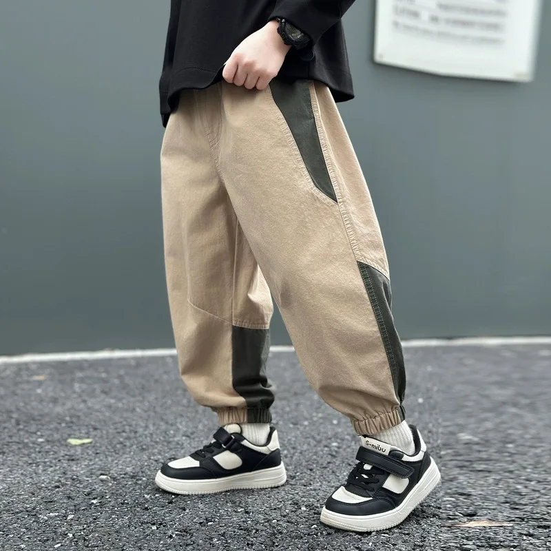 Boys Patchwork Cargo Pants 2