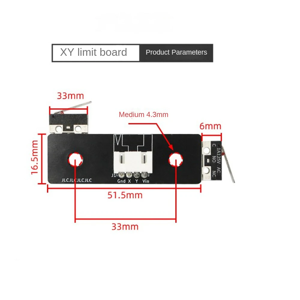 프린터 액세서리 V2.4 XY 축 마이크로 스위치 엔드스톱 PCB 보드 리미트 스위치, Voron 2.4