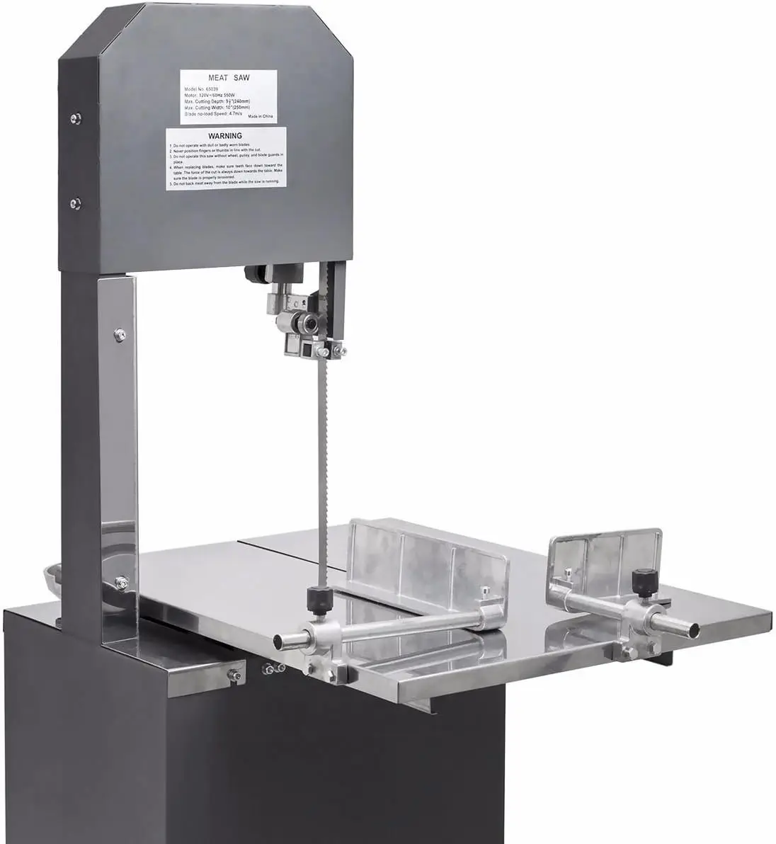 Stark Usa 2-In-1 Commercial Butcher Band Saw And Sausage Stuffer 550W Machine Slicer Meat Bone Sausage Carne Electric Meat Saw 5