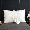 Natural Mulberry Silk Pillowcase Solid Color Envelope Pillow Case Bedding Sleeping Pillow Cover 50X70 Pillow Case Cover 3