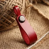 Cowhide Genuine Leather Custom LOGO Keychain Vintage Car Keyring Dermis Personalize Laser Engrave Name Key Chain for Men Women 5