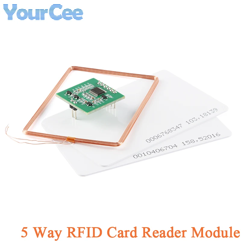 Modulo Lettore Di Schede Rfid A 5 Canali 5V 125Khz Scheda Di Controllo Accessi Macchina Presenze