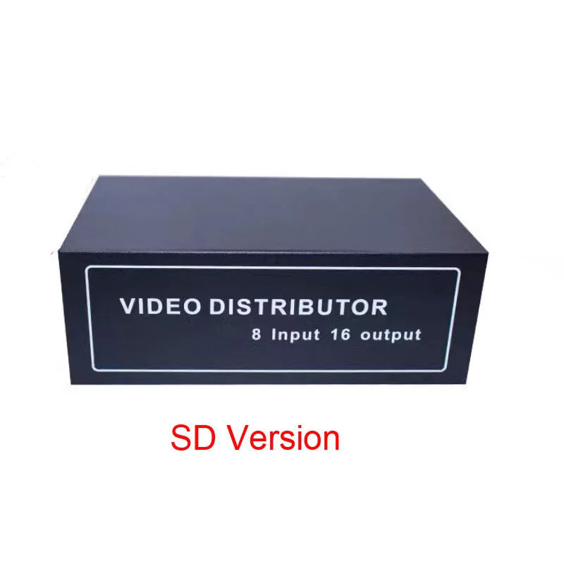8 In 16 Out Composite BNC Video Distributor Amplifier 8CH To 16CH Splitter for CCTV Security Camera