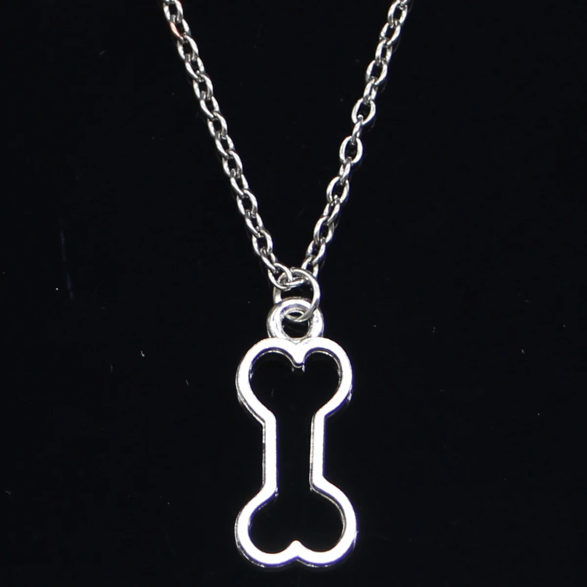 

20 шт. Новое модное ожерелье 25x11 мм Полые Подвески в виде костей собаки Короткие Длинные женские и мужские Подарочные ювелирные изделия Чокер