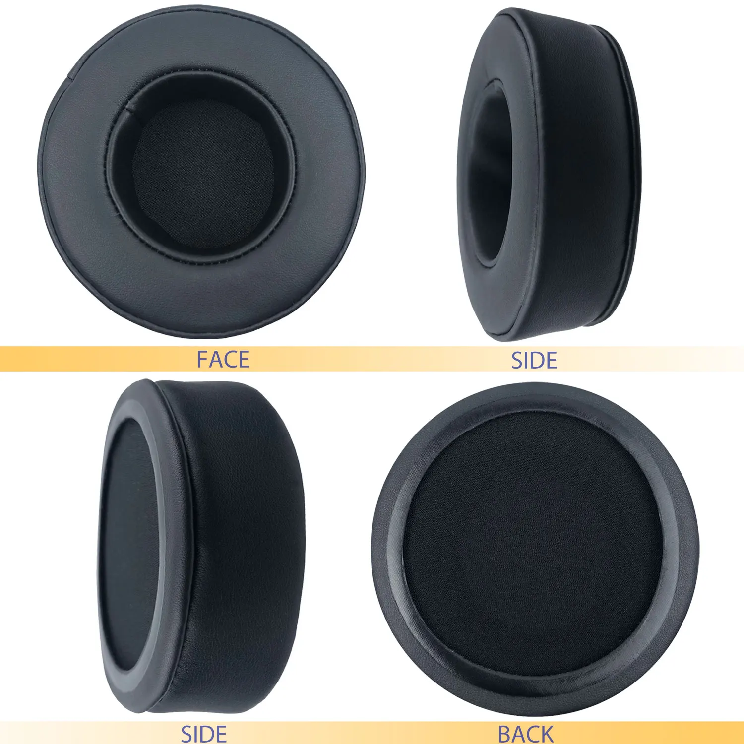 Corsair Vengeance 용 Realhigh 교체 용 이어 패드 1300 1400 1500 헤드폰 Thicken Memory Foam Cushions