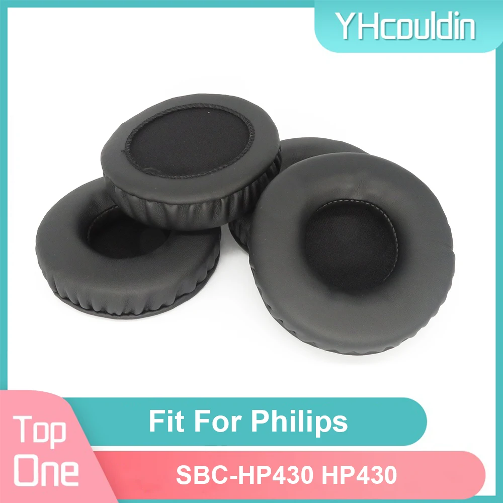 

Earpads For Philips SBC-HP430 HP430 Headphone Earcushions PU Soft Pads Foam Ear Pads Black