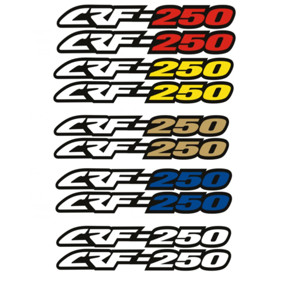 For HONDA CRF 250F 250X 250R 250LE 150F 150R 300L 450R 450L Swing Arm Reflection Stickers Chain Drive Shaft Box Decals Stripes