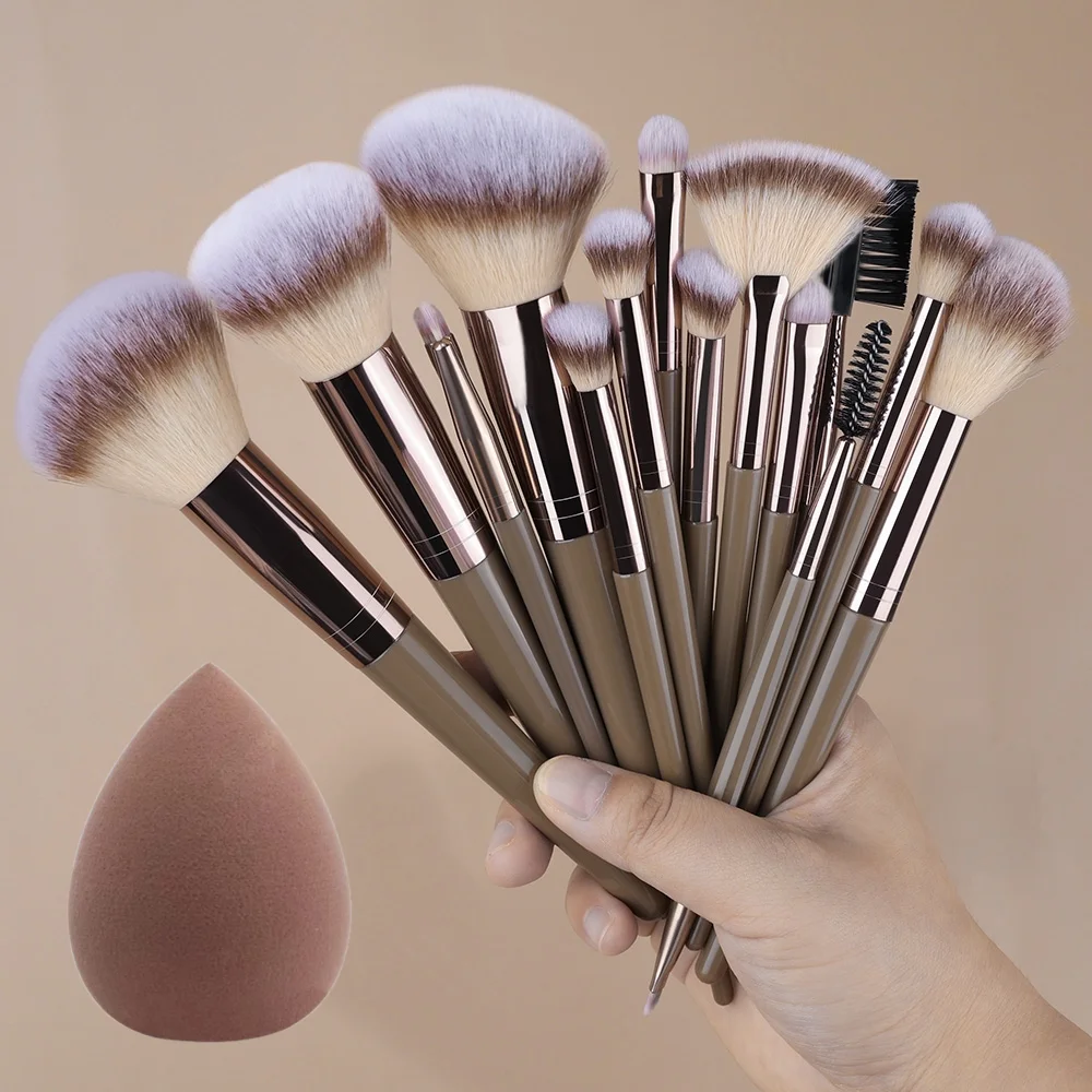 Professional Makeup Brush Set - Super Soft Brushes for Blush, Highlighter, Foundation, Concealer, and Eyeshadow