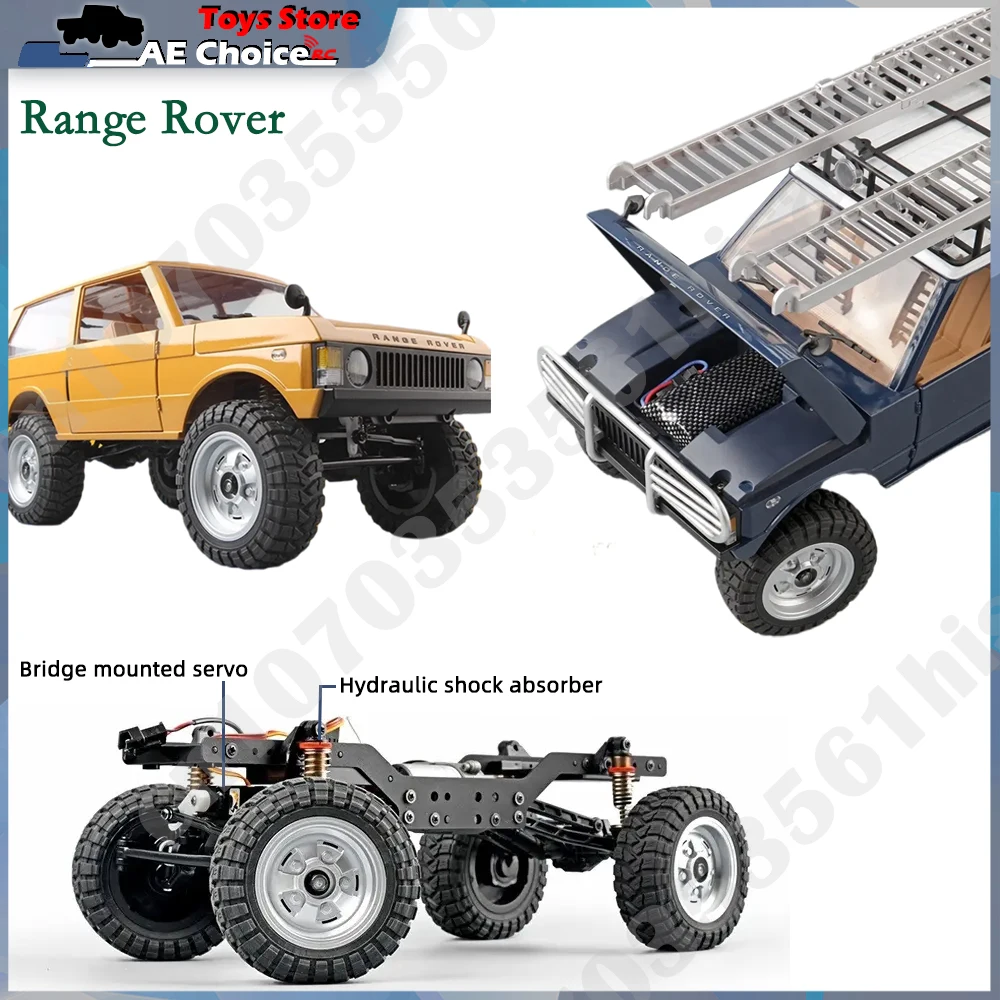 MN168 1:12 Full Scale MN Model RTR Version RC Car 2.4G 4WD 280 Motor proportional Off-Road RC Remote Control Car For Boys Gifts 6