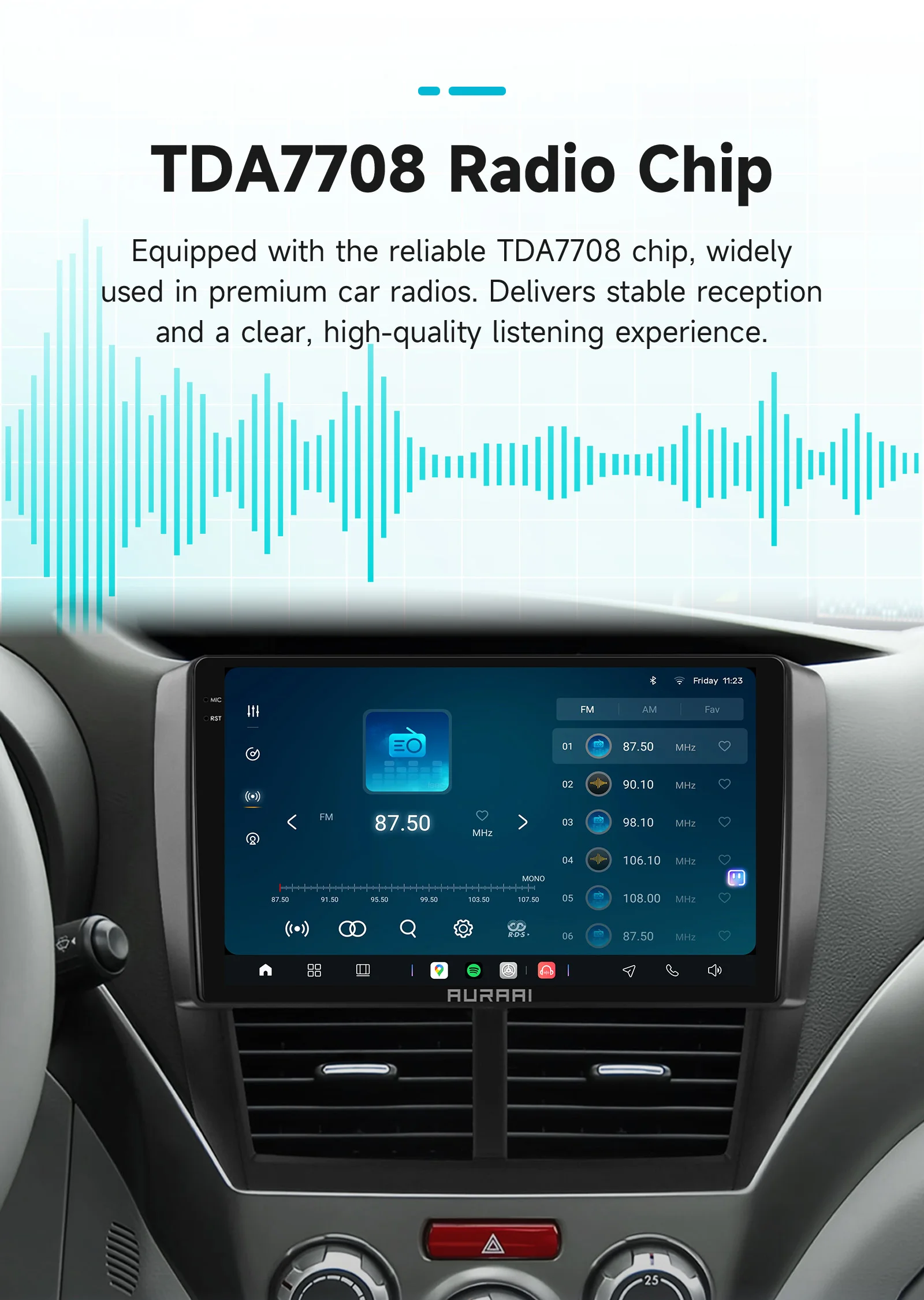 AURAAI 8+256G Android Auto-Intelligent-Bildschirm für Subaru Forester Impreza WRX STI 2008 - 2014 Carplay ADAS 360-Grad-Kamera GPS Stereo – Detail 21