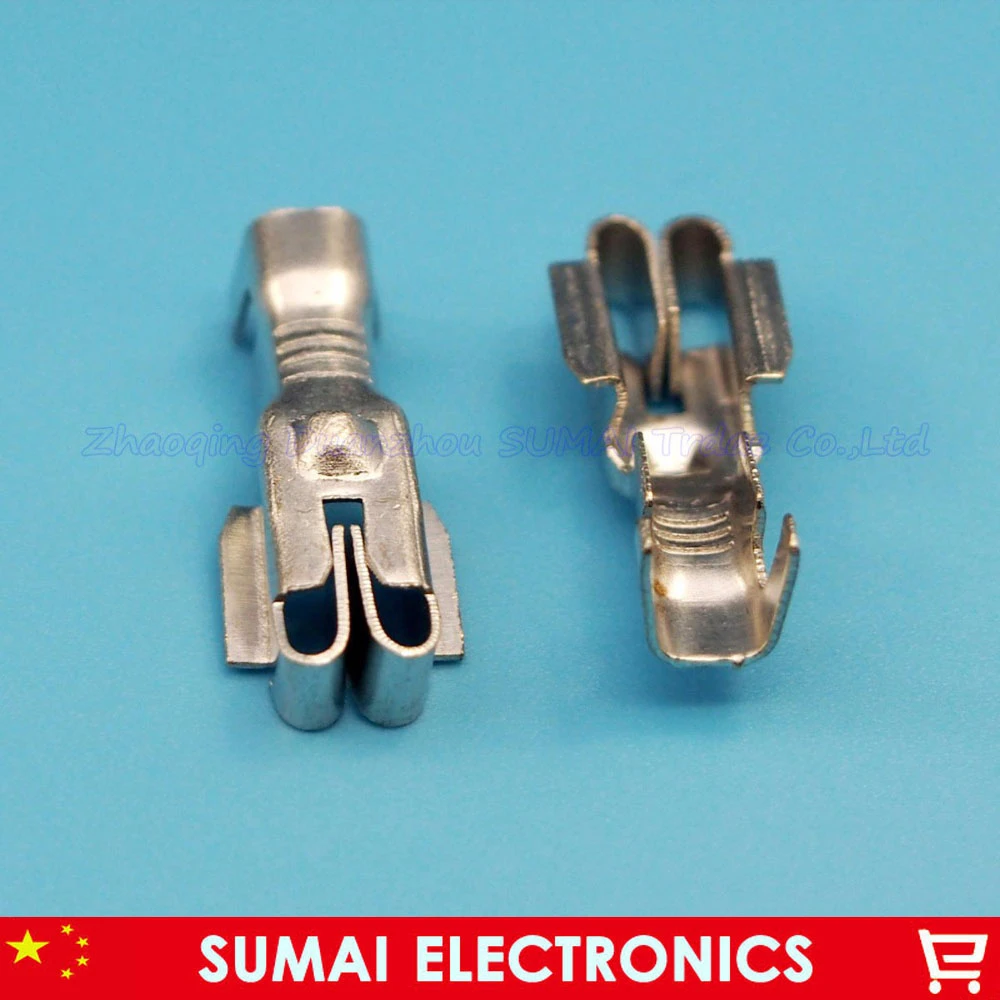 DJ900107B car fuse Holder terminal Connectors,6.3mm Fuse box terminals