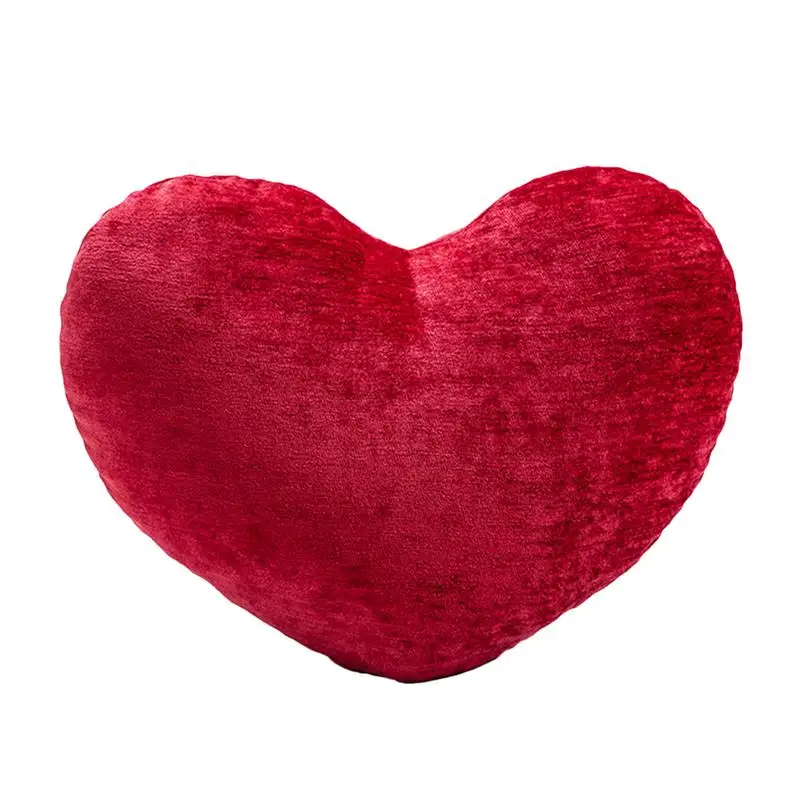 

Romantic Heart Pillow Red Heart Shape Pillows Valentines Day Decor Chair Cushions Decorative Heart Decor For Living Home Supply