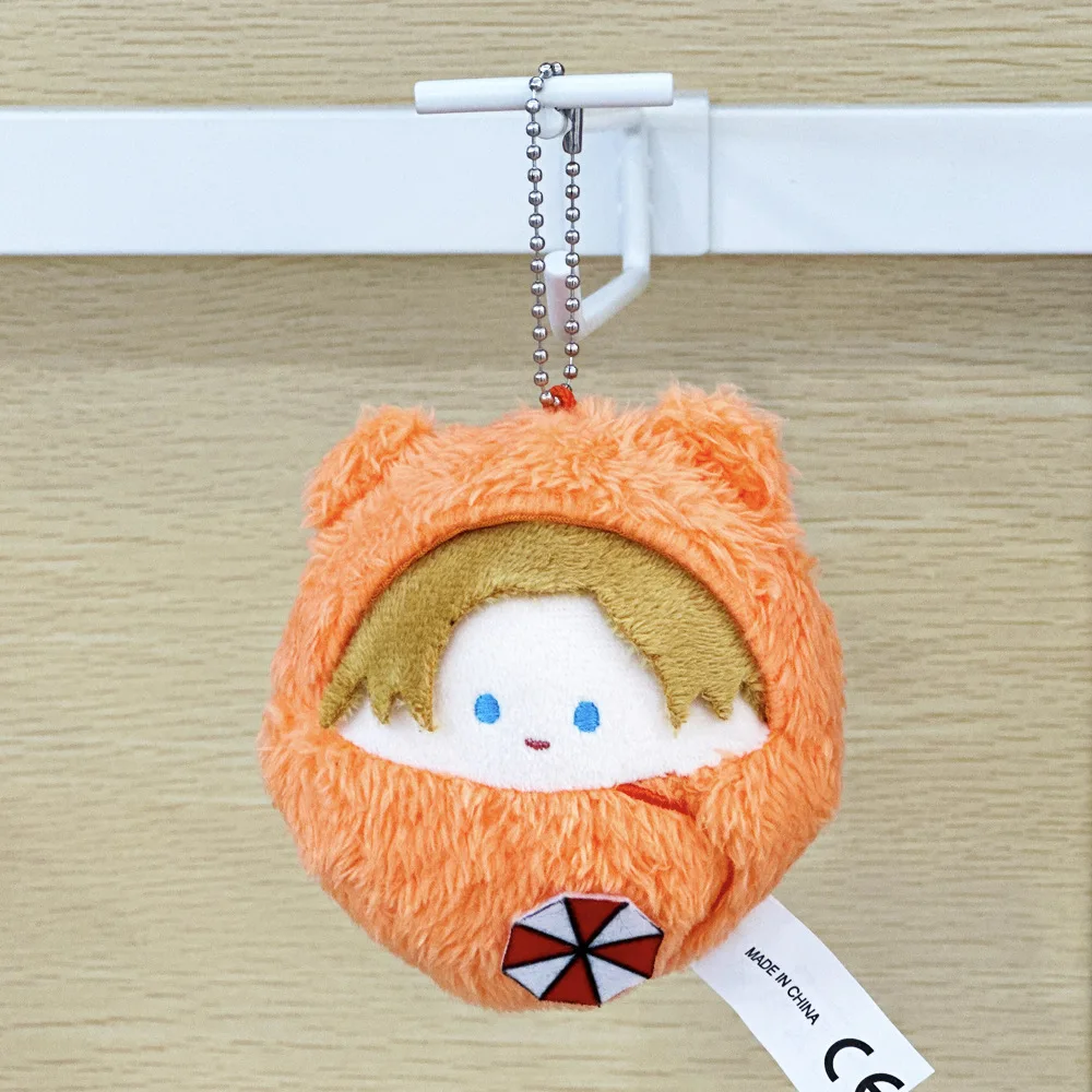 10cm RE9 RE4 Leon Kennedy Plüsch-Schlüsselanhänger Resident Evil Weicher Stofftier-Anhänger Survival-Horror-Spiel Fan-Geschenk Anime-Rucksack-Anhänger