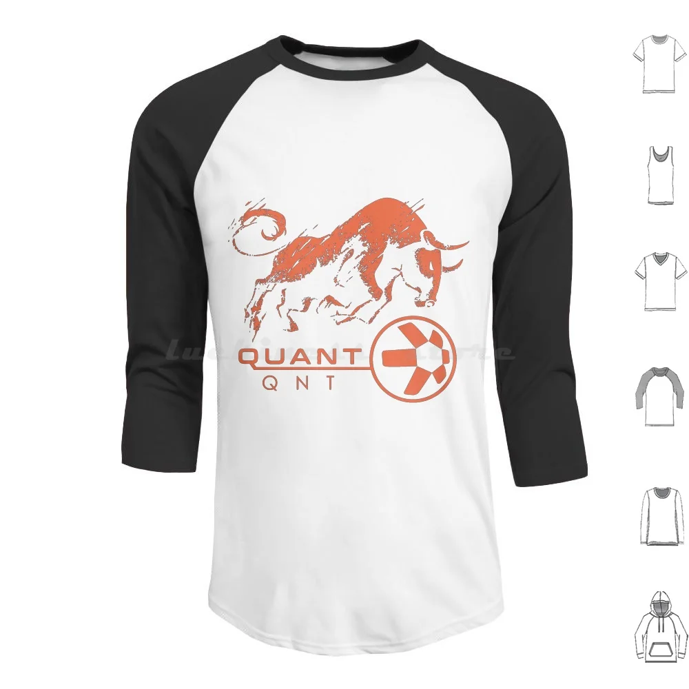 Quant Sticker And Cap Felpe Con Cappuccio Manica Lunga Pant Blockchain Pant Crypto Quant Bitcoin Pant Ethereum Pant Qnt Pant