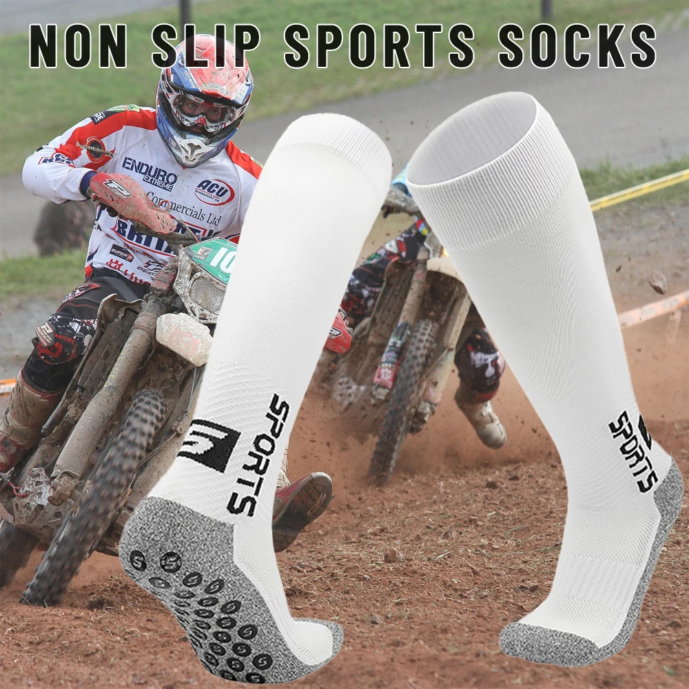 Motorcycle Socks MTB MX ATV Breathable Bike Bicycle Motocross Racing Training Socks Anti-Skid Long Stocking Motos Acesssories