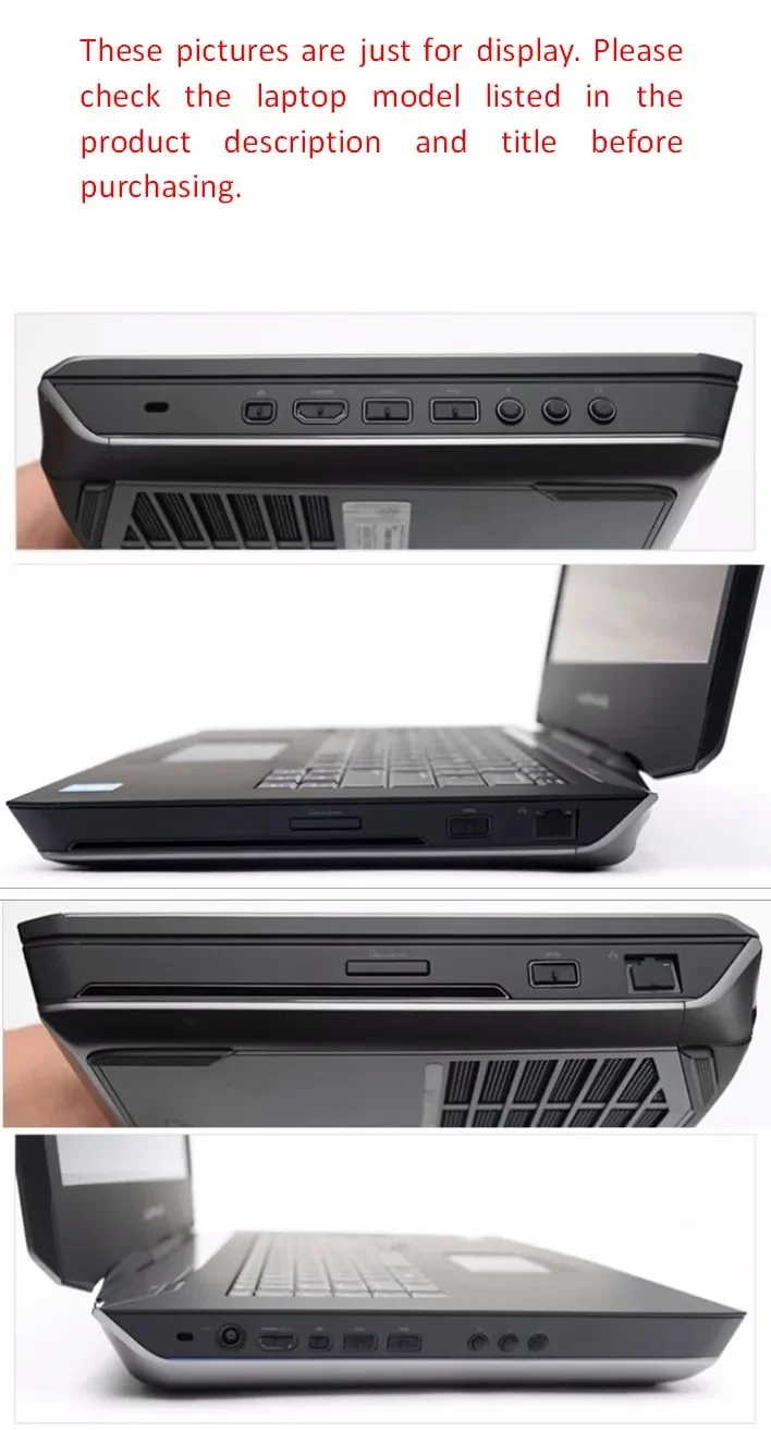 Dustproof Silicone plug port cover For Alienware X17 X15 M17 X14 M15 R7 R1 R2 R3 R4 R5 R6 Area-51m R2 R1