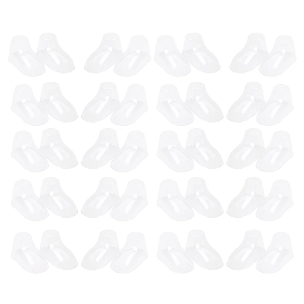 Acrylic Display Stand 100 Pcs Plastic Foot Mold Shoe Tree Display Stands Baby Feet Booties Shoes Holder Pvc Toddler Molds Clear acrylic display stand