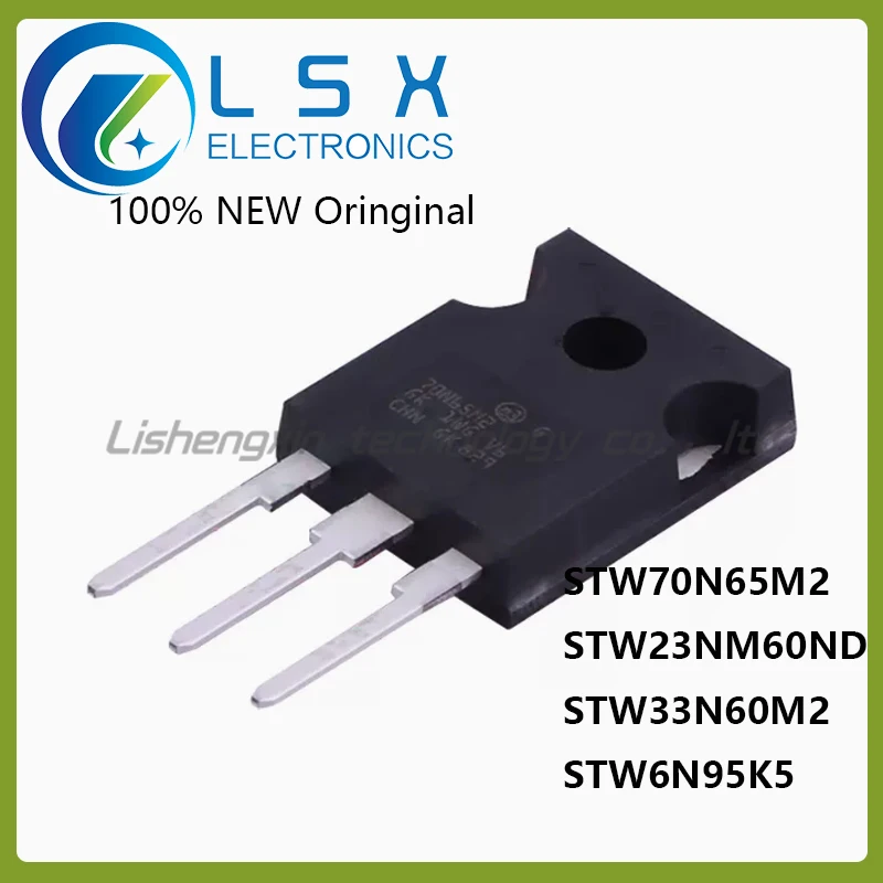 

Новинка/10 шт. Stw70n65m2 70n65m2 Stw23nm60nd 23nm60nd Stw33n60m2 33n60m2 Stw6n95k5 6n95k5 Оригинал на St Ock