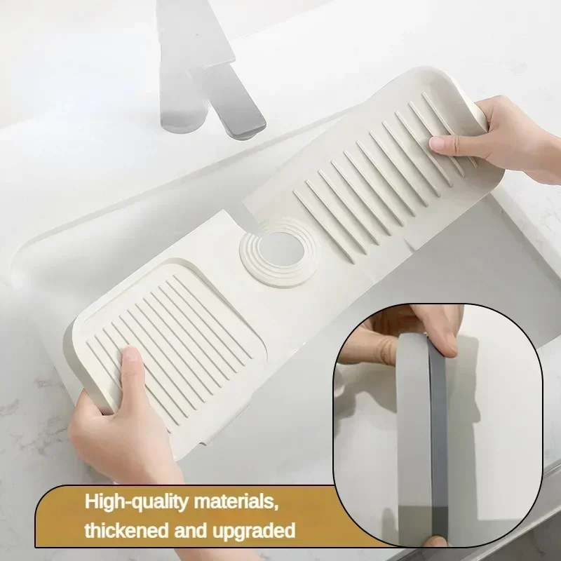 Tapete De Piedra Para Fregadero De Cocina Con Pies Elevados, Tapete De Fregadero Para Llave De