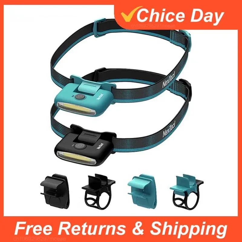 Nextool Headlamp COB Multi-Purpose Headlight Type-C Rechargeable Camping Search Light LED Head Flashlight Head Torch for Fishing