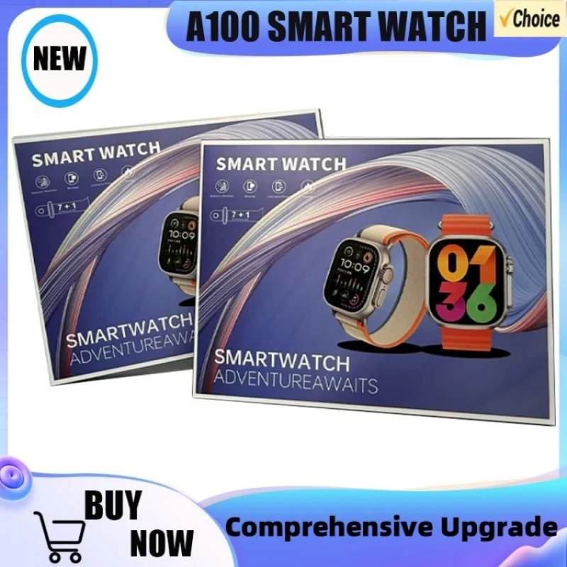 Smart Watch Heart Rate Blood Oxygen Sleep Monitoring Sports Watch Full Skin Color Detection Sports Bracelet 7-in-1Strap smart watch