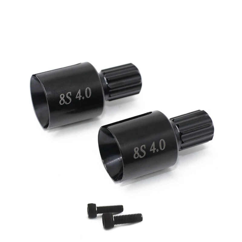 2Pcs 하든 스틸 메탈 드라이브 컵 컵 7754X XMAXX 1/5 8S RC 자동차 업그레이드 부품 액세서리-ABVK