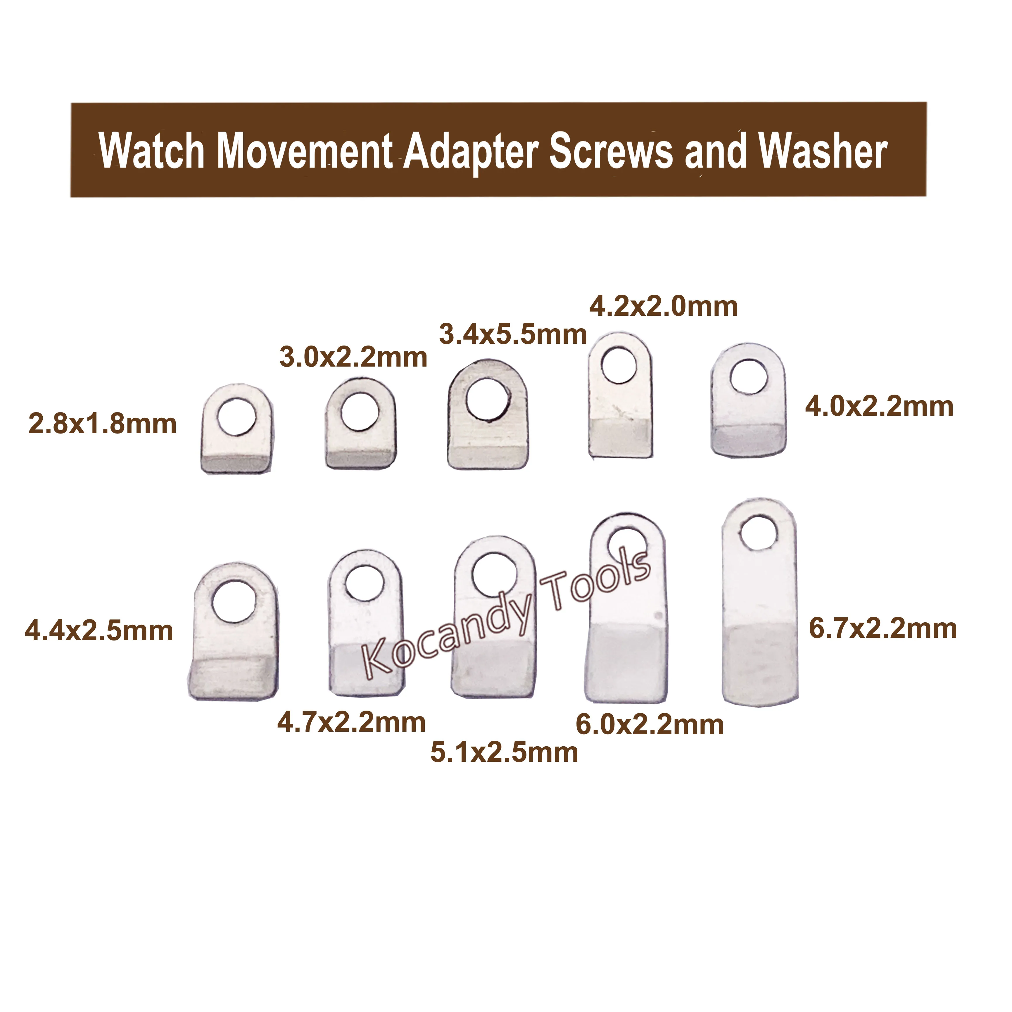 For ETA 2836/2834/2846 Watch Replacement PartWatch Movement Repair Adapter Securing Screws & Washers