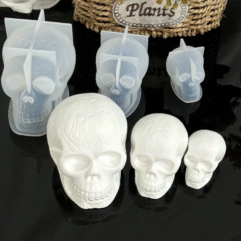 Candle Molds 3 Sizes, Irregular Shape for Unique Candles, Resin, Plaster & Soap Making - DIY Halloween Decor, Home Decoration