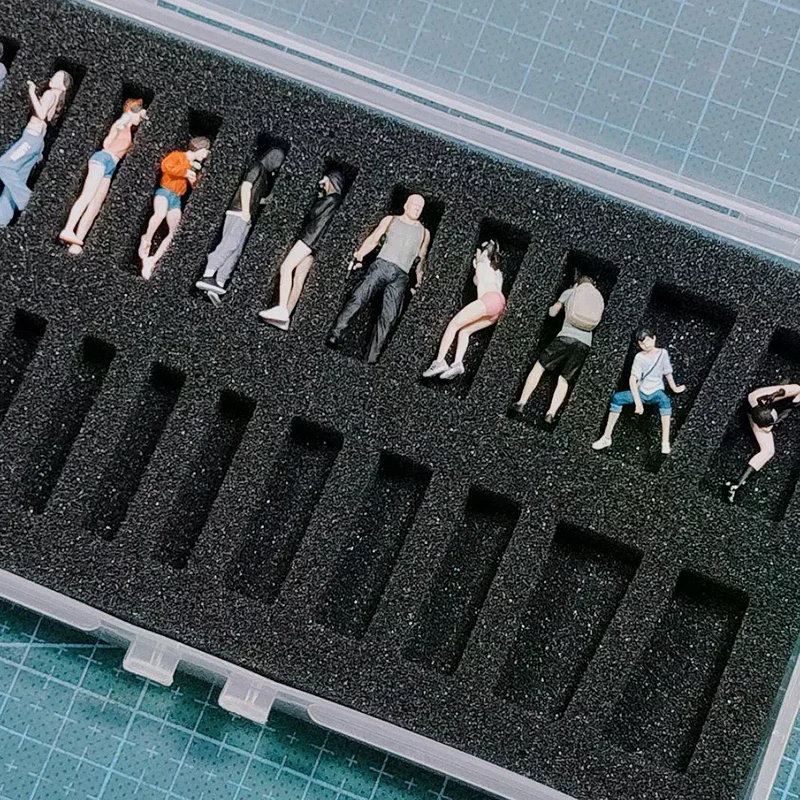 1/64 스케일 모델 보관 상자용 액세서리 미니어처 디오라마 인형 특수 디스플레이 일상 사용을 위한 실용적이고 장식적인 아이템