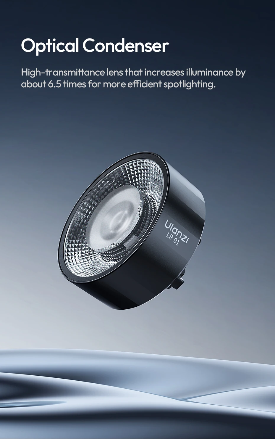 65W Cube Light COB Light 2700-6500K Mini Bowens Mount COB Video Light Support Re