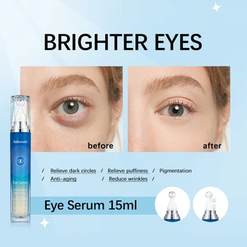 360° Massage Anti-Wrinkle Eye Cream Get Rid Of Dark Circles Lighten Fine Lines Eye Bags Puffiness Anti-Aging Serum Firming Eye - Thumbnail 5