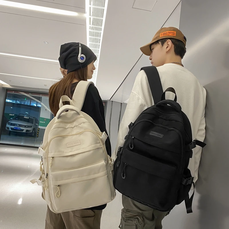 Large Capaci Casual Travel Men's Bapa Canvas School Bag for Junior And High School Students ex Youth oulder Bag