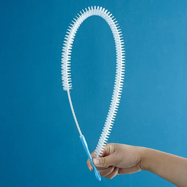 Brosse de dragage de tuyau flexible pliable, nettoyeur de vidange, outils de livres d'évier, épilation d'égout, 48 cm, 71cm 5