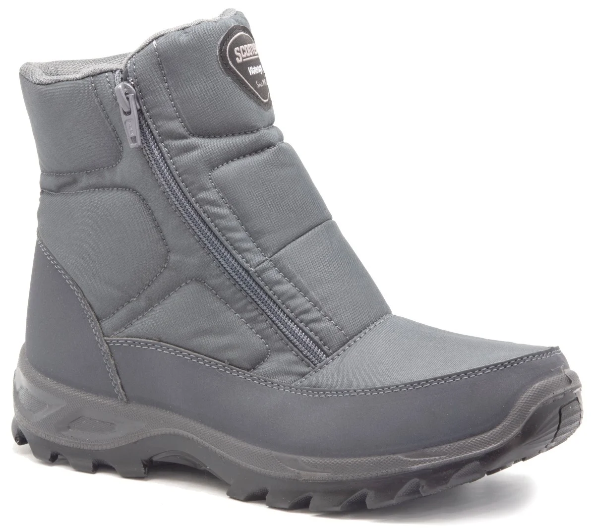 Scooter Sct 22K 5549 Grigio Nuova Stagione Invernale Stivali Da Neve Chiusura Con Cerniera Impermeabile Mountain Ski Holiday Facile Da Usare Comfort H