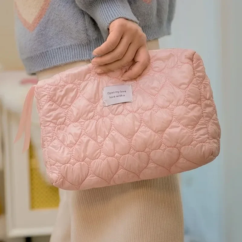 Large Capacity Women's Cosmetic Bags Cases Casual Ladies Small Storage Bag with Zipper Female Travel Clutch Bag Small Handbags