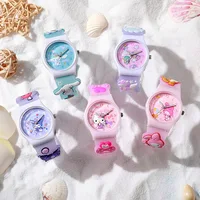 Sanrio Hello Kitty Kuromi mélodie montre pour enfants montre d'étudiant mignonne adaptée aux cadeaux d'anniversaire pour garçons et filles 2