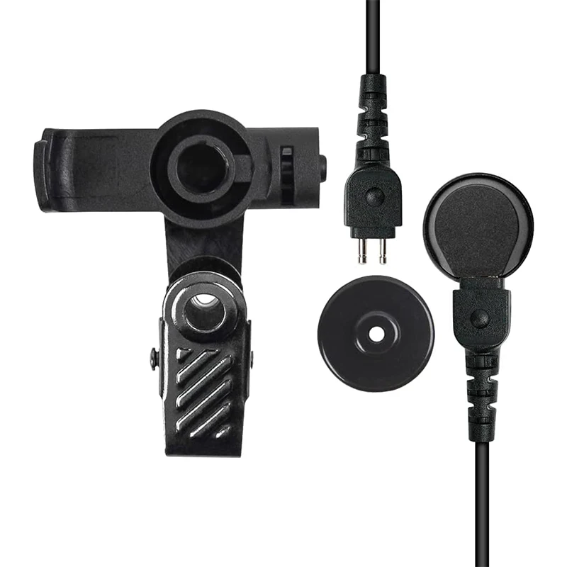 Walkie Talkie Earpiece Headset with PTT Mic,for Motorola CP200D,GP2000,CP040,XU1100,PRO1150,CLS1410,CLS1110,CLS1413,CLS1450,2Pcs