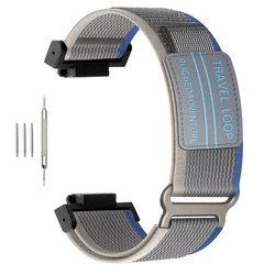 Durable 16mm Travel Loop Nylon Watch Strap - Sports Band Accessory - 16mm  Casio (Grey Blue)